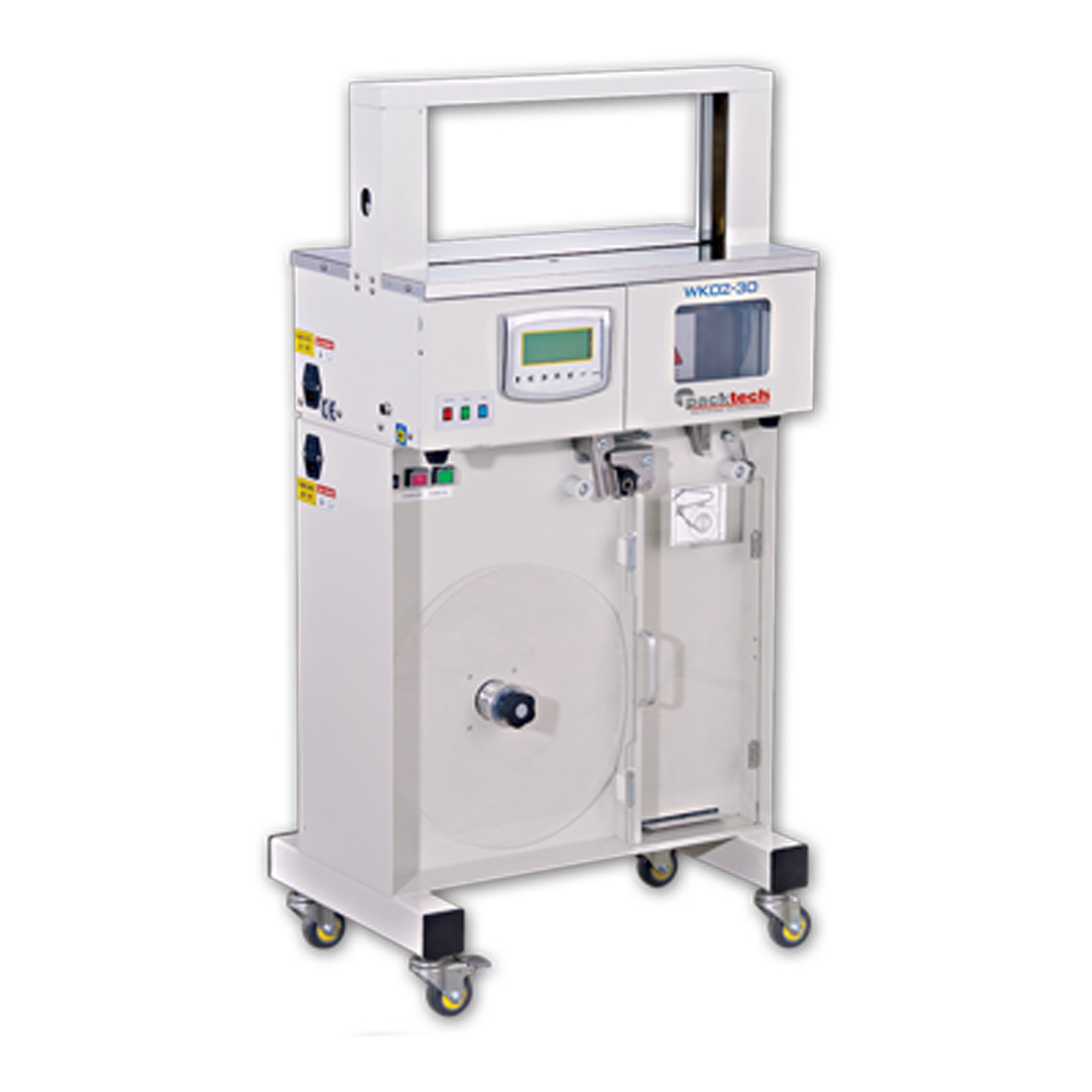 Packtech Otomatik Presli Masaüstü Para Bantlama OPP Kağıt Bağlama Makinesi