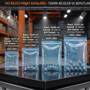VCI Katkılı Kilitli Torbalar